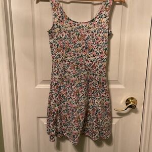 H&M Divided Colorful Floral Mini Dress
